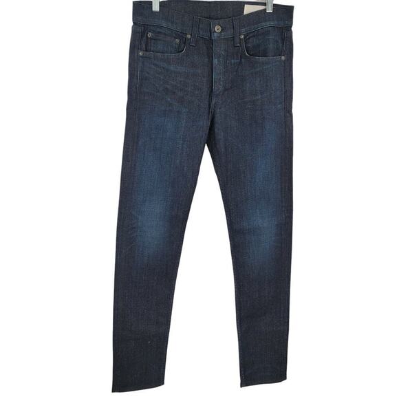 rag & bone FIT 3 Slim Straight Leg Jeans Standard Issue Size 29 Button Fly - Picture 1 of 8